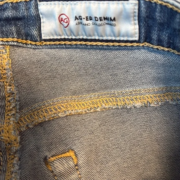 AG Denim Super Skinny Legging distressed 29 - Picture 5 of 9